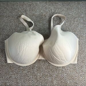 Wacoal Womens At Ease Contour Bra 853308 Sz 38DDD Beige Casual Comfort Minimal